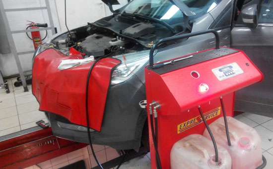 замена масла акпп